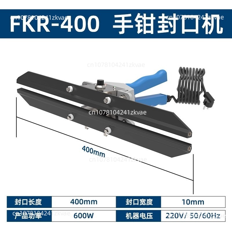 Plastic Bag Impulse Heat Sealer - Zgrzewarka FKR300 z bezpośrednim ogrzewaniem, przenośna