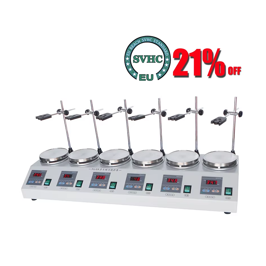 Lab Magnetic Stirrer Hot Plate - Mieszadło laboratoryjne z podgrzewaniem magnetycznym, 6