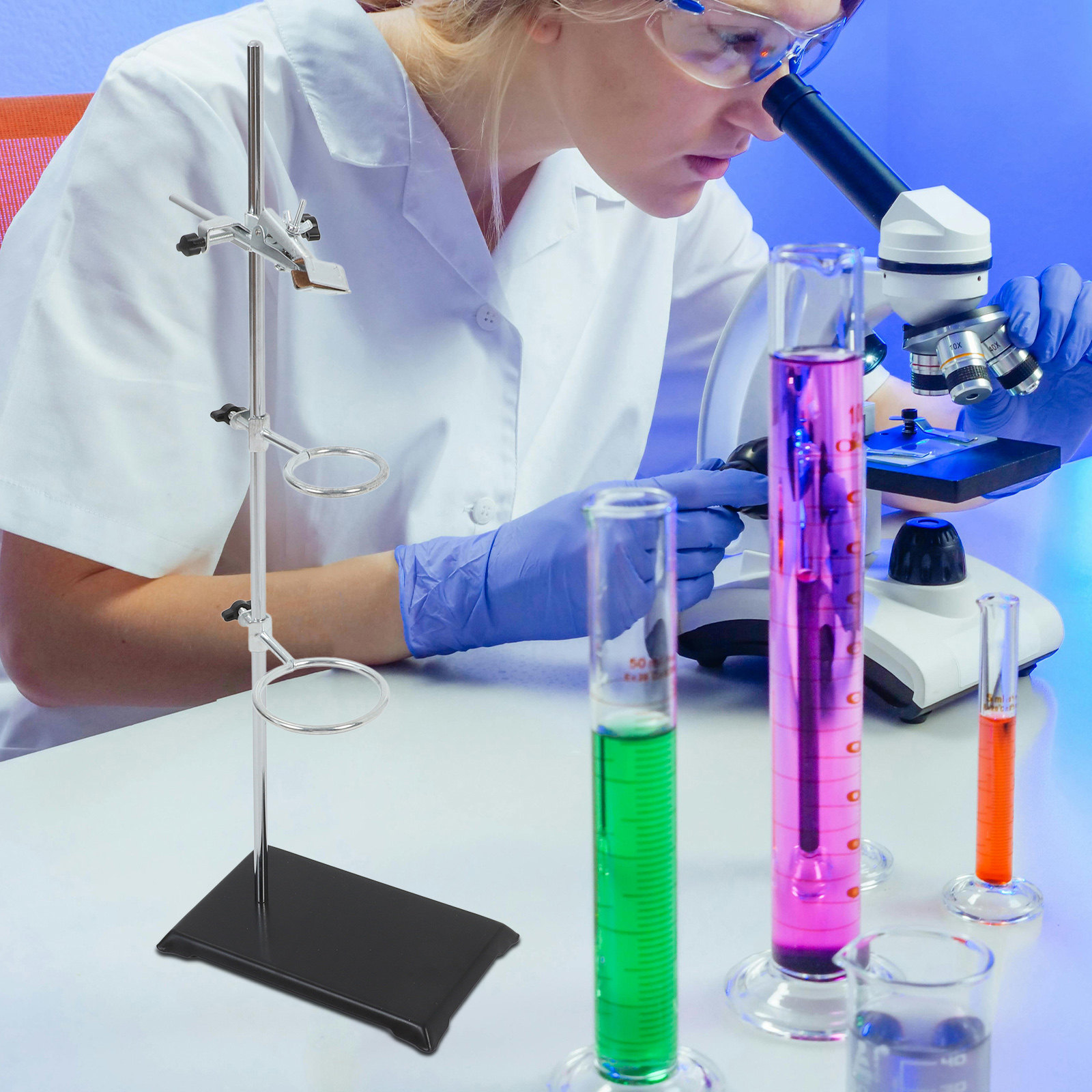 Stojak laboratoryjny, żelazny, – Lab Equipment recenzja i cena
