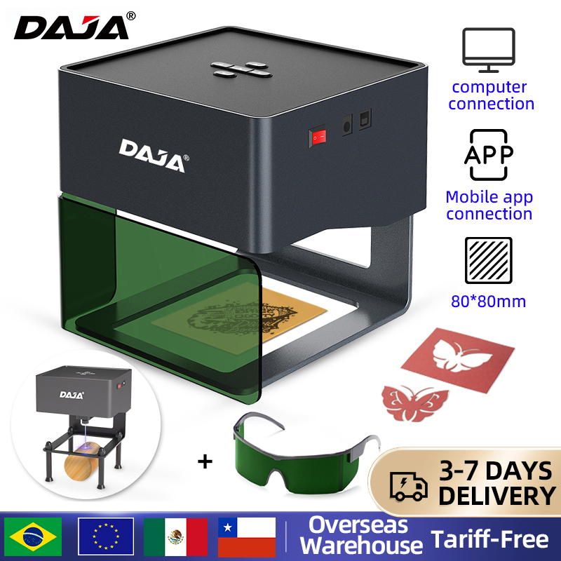 DAJA DJ6 Mini przenośny grawer – Fiber Laser Marking Machine 30W recenzja i cena